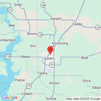 Map to PuriFY Dental of Durant office in Durant, OK