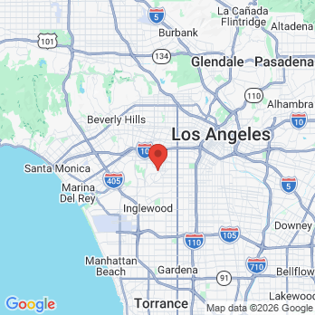 Map to View Park Dental office in Los Angeles, CA