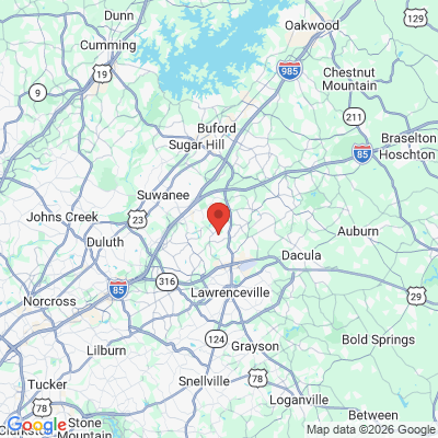 Map to  office in Lawrenceville, GA