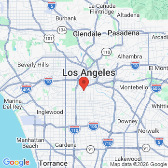 Map to Sola Kids Dental & Orthodontics office in Los Angeles, CA