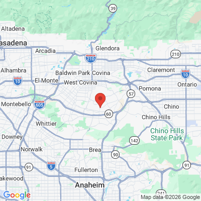 Map to  office in West Covina, CA