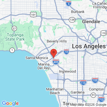 Map to United Dental Care office in Culver City, CA