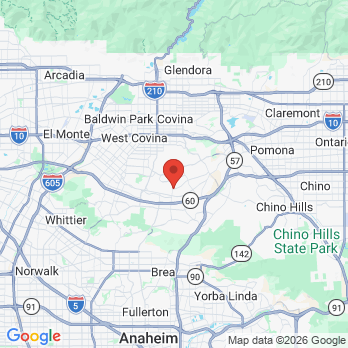 Map to Oscar Marin DDS  office in West Covina, CA