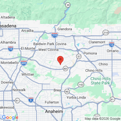 Map to  office in West Covina, CA
