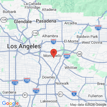 Map to Vistasol Dental office in Montebello, CA