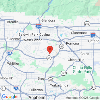 Map to Walnut Dental Office office in Walnut, CA