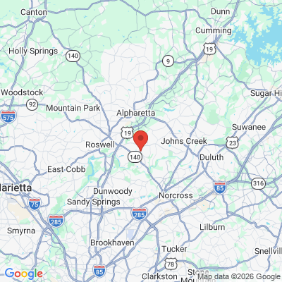 Map to  office in Alpharetta, GA