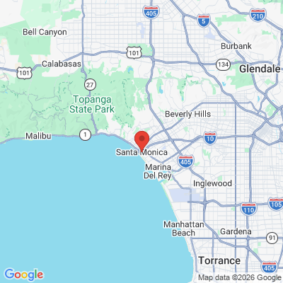 Map to  office in Santa Monica, CA