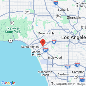 Map to Dr. sadri office in Los Angeles, CA