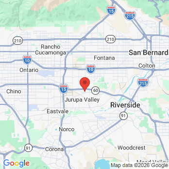 Map to Apple Dental Care office in Jurupa Valley, CA