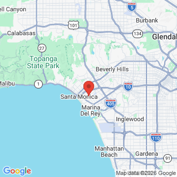 Map to Fuller Smiles Santa Monica office in Santa Monica, CA