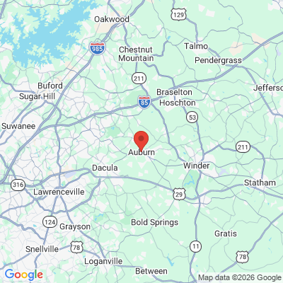 Map to  office in Auburn, GA