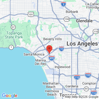 Map to Yiwen Liu D.D.S. office in Los Angeles, CA