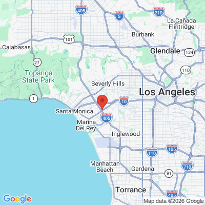 Map to Yiwen Liu D.D.S. office in Los Angeles, CA