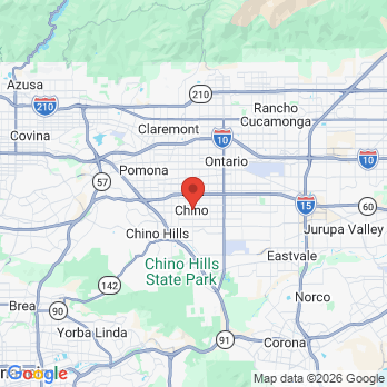 Map to Gavrila Dental Inc. office in Chino, CA