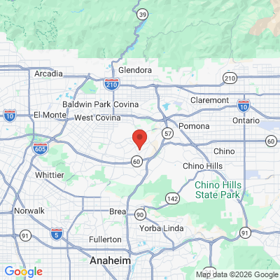 Map to  office in Walnut, CA