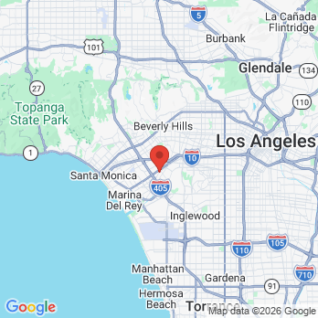 Map to Sayva Dental office in Culver City, CA