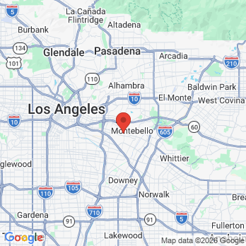 Map to Dr. David Hakham, Dentist in Montebello office in Los Angeles, CA
