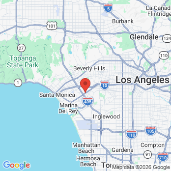 Map to venice family dentistry office in Los Angeles, CA