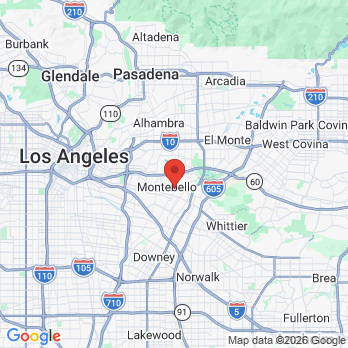 Map to Acevedo dental  office in Montebello, CA