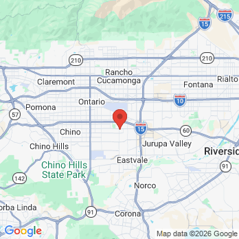 Map to H S Gill Archibald Ranch Dental office in Ontario, CA