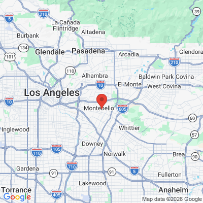 Map to  office in Montebello, CA