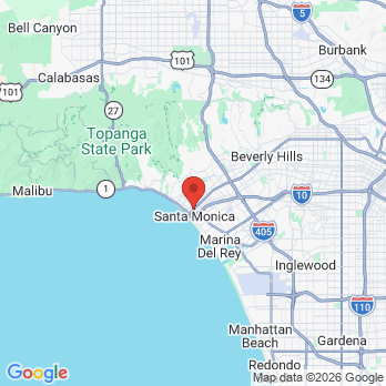 Map to Santa Monica Esthetic Dentistry office in Santa Monica, CA