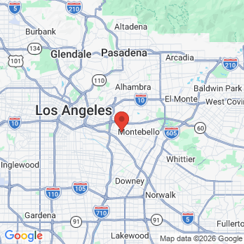 Map to Kayla Koo office in Commerce, CA