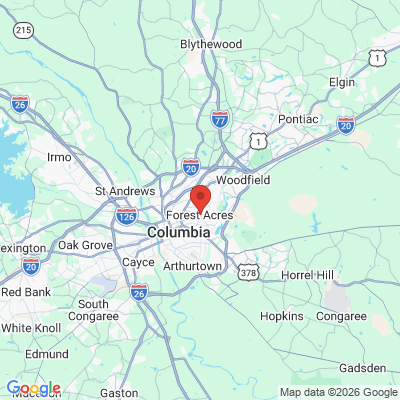 Map to  office in Forest Acres, SC