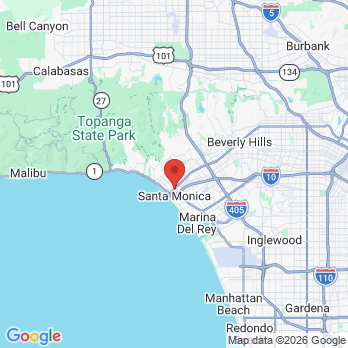 Map to Morshed Dentistry office in Santa Monica, CA