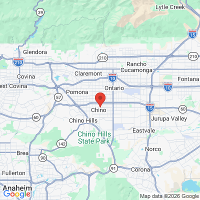 Map to  office in Chino, CA