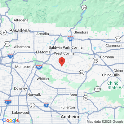 Map to  office in La Puente, CA