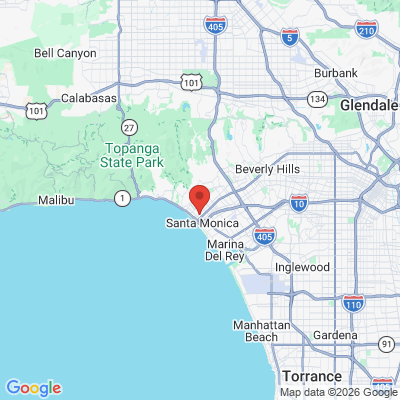 Map to Heart Centered Dentistry office in Santa Monica, CA