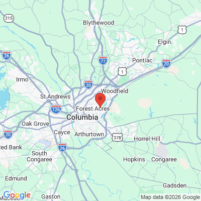 Map to  office in Columbia, SC