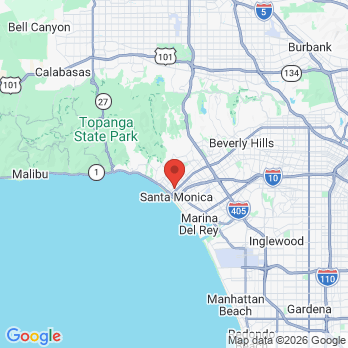 Map to Drake Dental office in Santa Monica, CA
