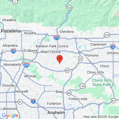 Map to  office in West Covina, CA