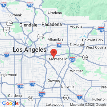 Map to Almada Albert C DDS office in Montebello, CA