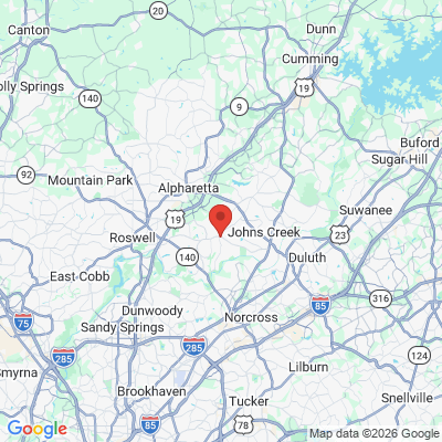 Map to  office in Alpharetta, GA