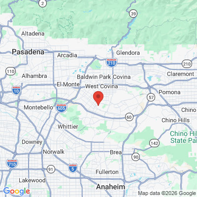 Map to  office in La Puente, CA