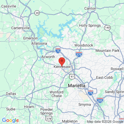 Map to  office in Kennesaw, GA