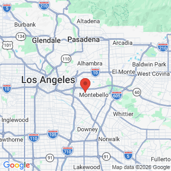Map to montebello dental group office in Montebello, CA