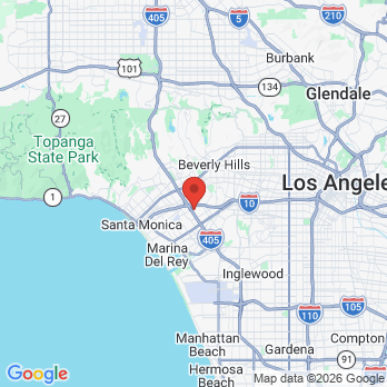 Map to LA Dental Group office in Los Angeles, CA