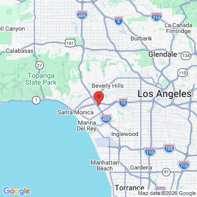 Map to LA Dental Group office in Los Angeles, CA
