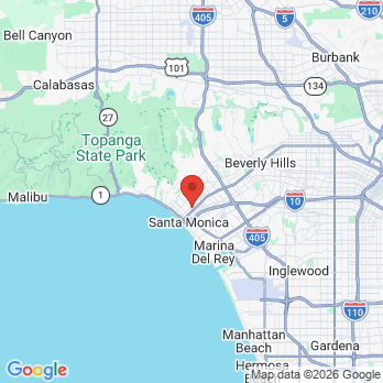 Map to Moeiz Koshki DDS & Gail Sakamoto DDS office in Santa Monica, CA