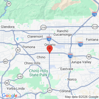 Map to bright dental care  office in Ontario, CA