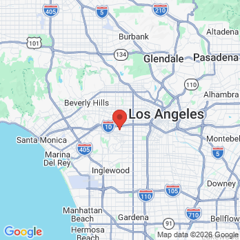 Map to Crenshaw Professional Dental Center office in Los Angeles, CA