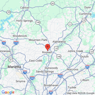 Map to  office in Roswell, GA