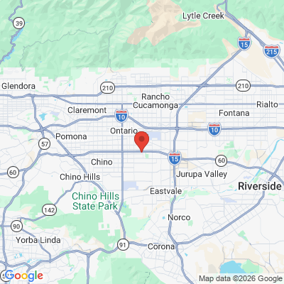 Map to  office in Ontario, CA