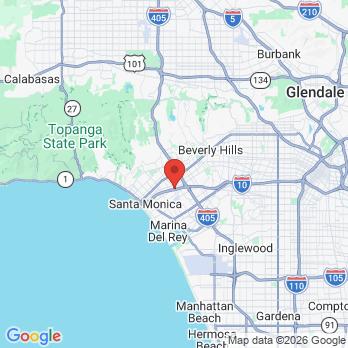Map to Kawata Dental Inc office in Los Angeles, CA