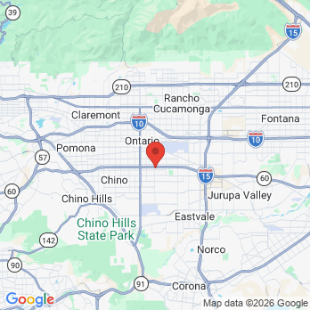 Map to Dr. Ava Chung, DDS office in Ontario, CA